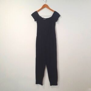 Retro Cottage Country Off the Shoulder Coastal Jumpsuit/Romper